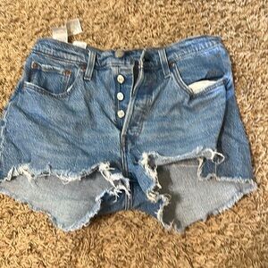 Levi 501 denim shorts